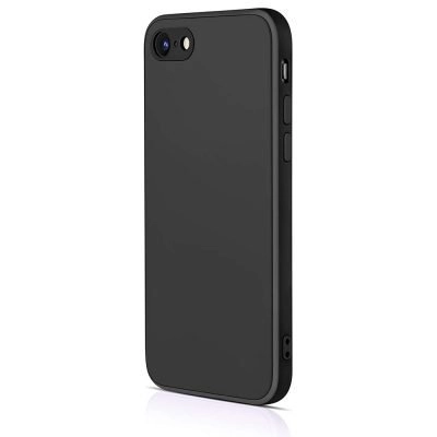 Capa iPhone 7 | 8 | SE 2020 Silicone Líquido Premium - Preto