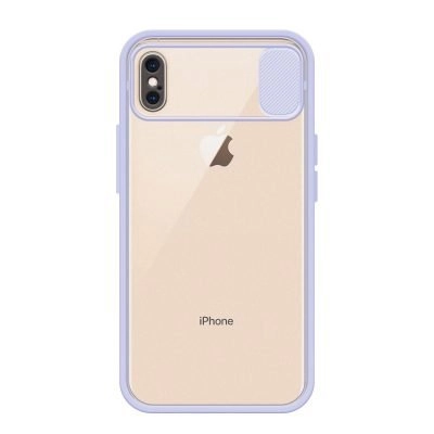 Capa iPhone X | Xs Proteção de Câmera - Lilás