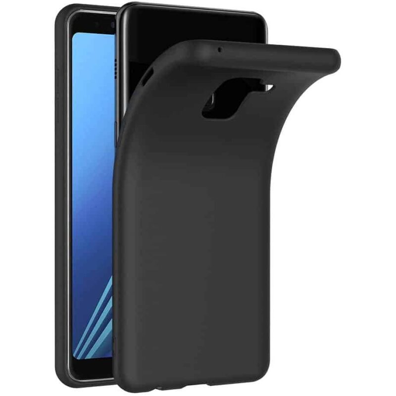 Capa Samsung Galaxy A8 2018 Silicone Premium - Preto