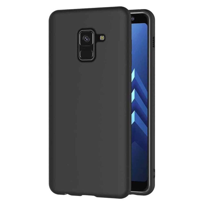 Capa Samsung Galaxy A8 2018 Silicone Premium - Preto