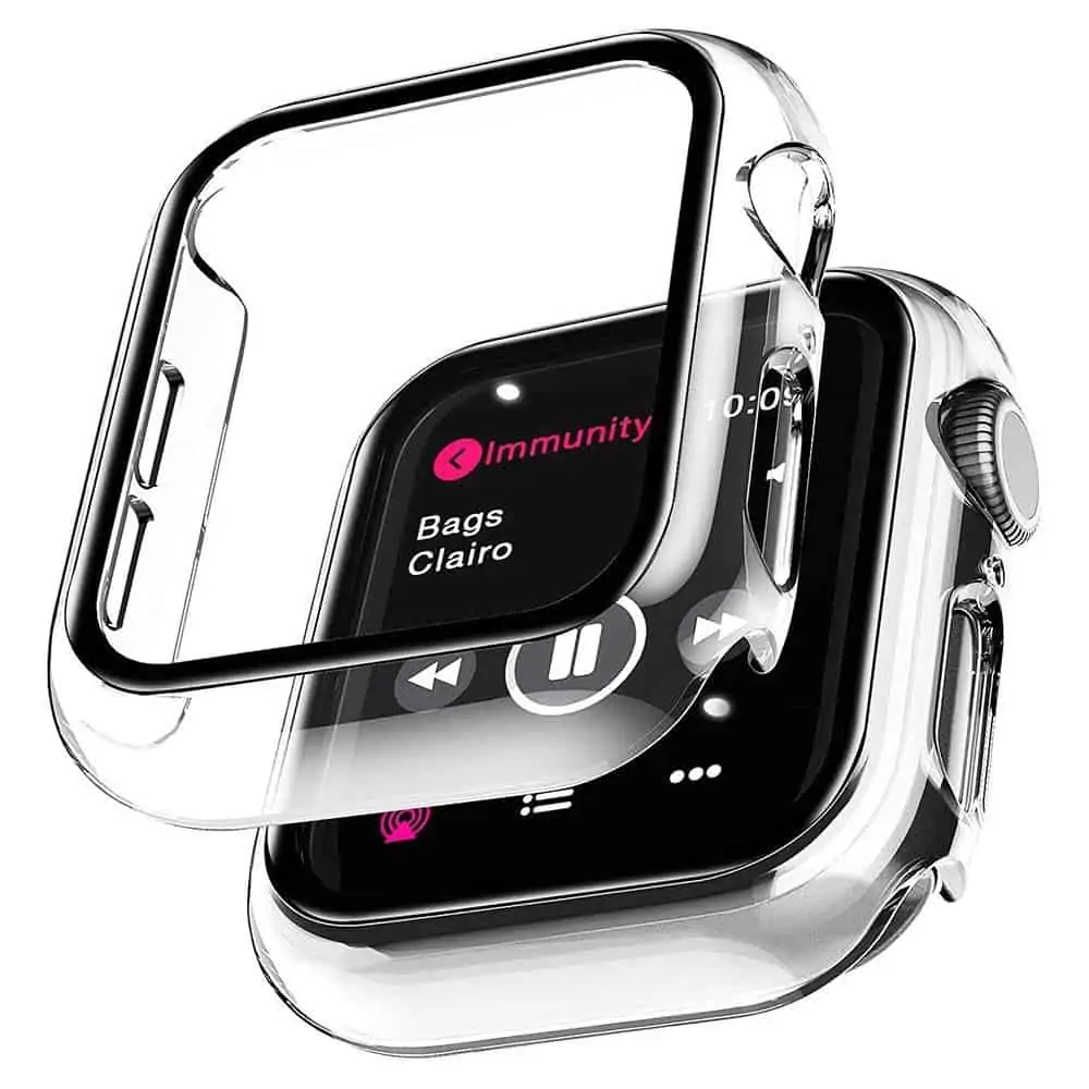 Capa Apple Watch 360º Antichoque Cristal Transparente