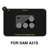Película de Vidro Temperado Câmera Traseira Samsung Galaxy A21S - Premium Preto