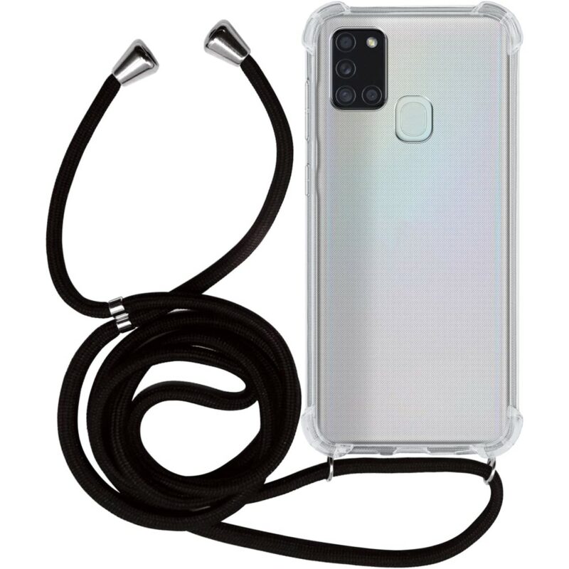 Capa Samsung Galaxy A21S Antichoque com Cordão