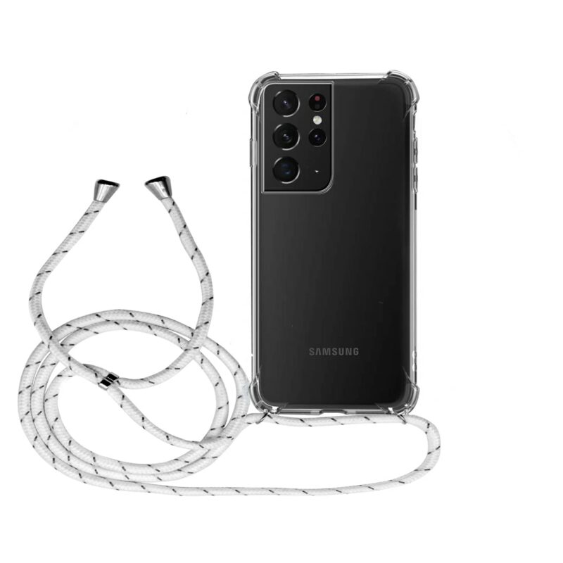 Capa Samsung Galaxy S21 Ultra Antichoque com Cordão