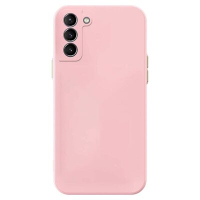 Capa Samsung Galaxy S22 5G Silicone Premium Square - Rosa