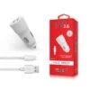 Carregador de Isqueiro Dual-Port com Cabo USB-C  2A