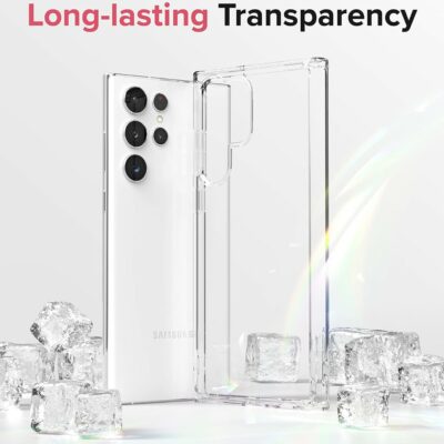 Capa Samsung Galaxy S22 Ultra Silicone Premium - Cristal Transparente