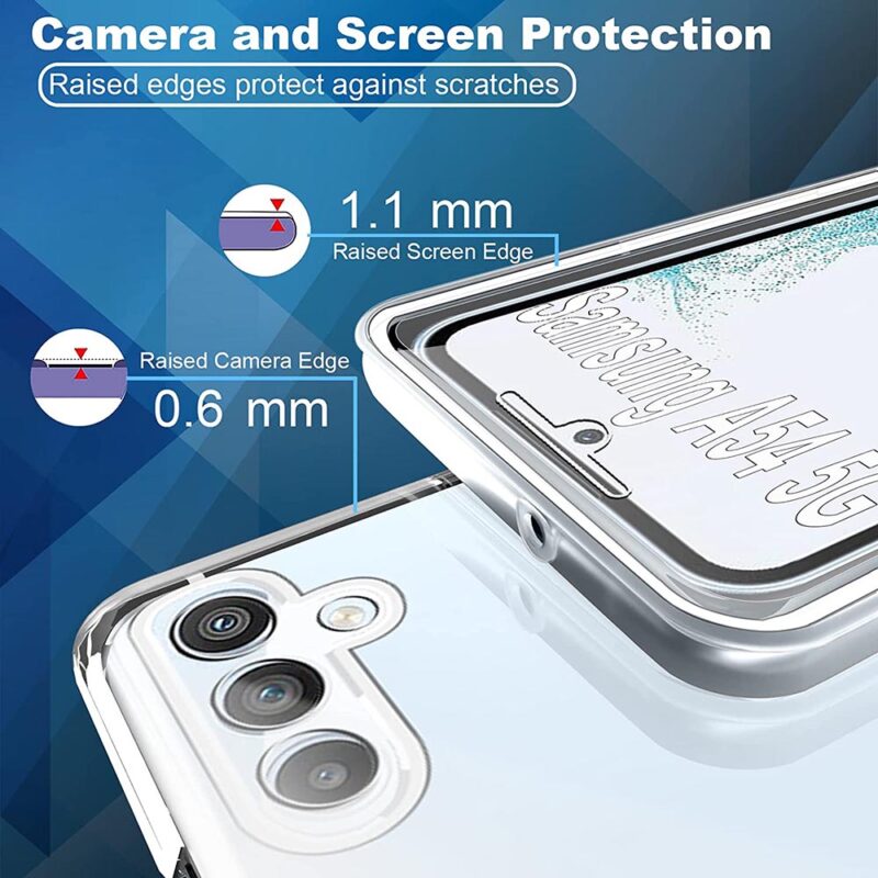 Capa 360 Samsung Galaxy A54 5G - Full Cover Transparente