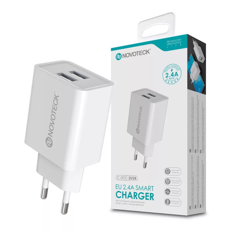 Adaptador de Corrente USB de Fast Charger 2.4A