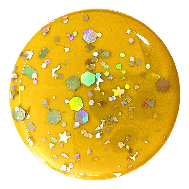 Suporte Pop Socket para Telemóvel Glitter Círculo