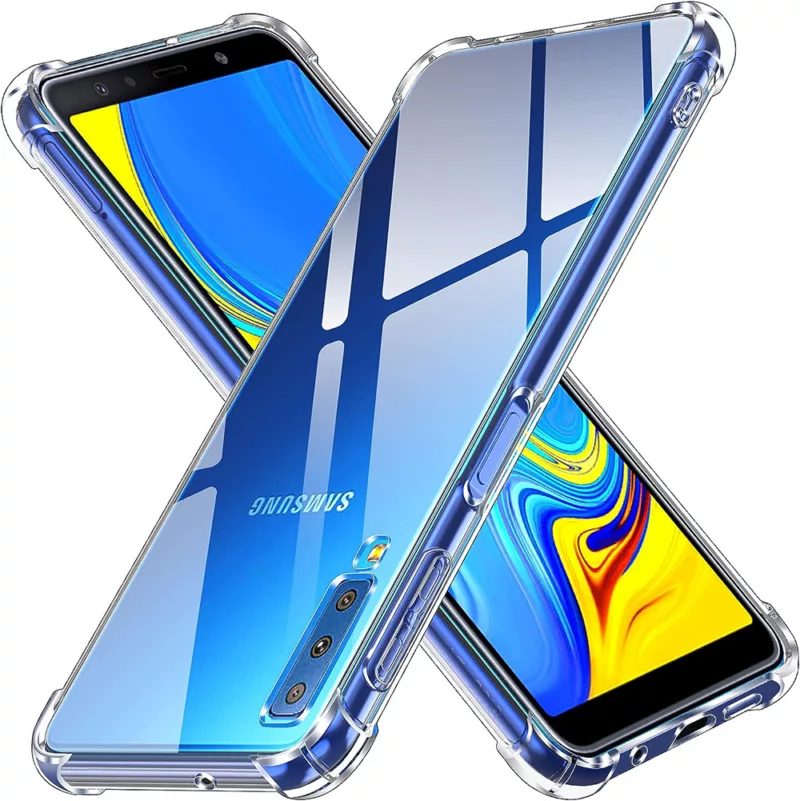 Capa Samsung Galaxy A7 2018 Anti Choque - Transparente