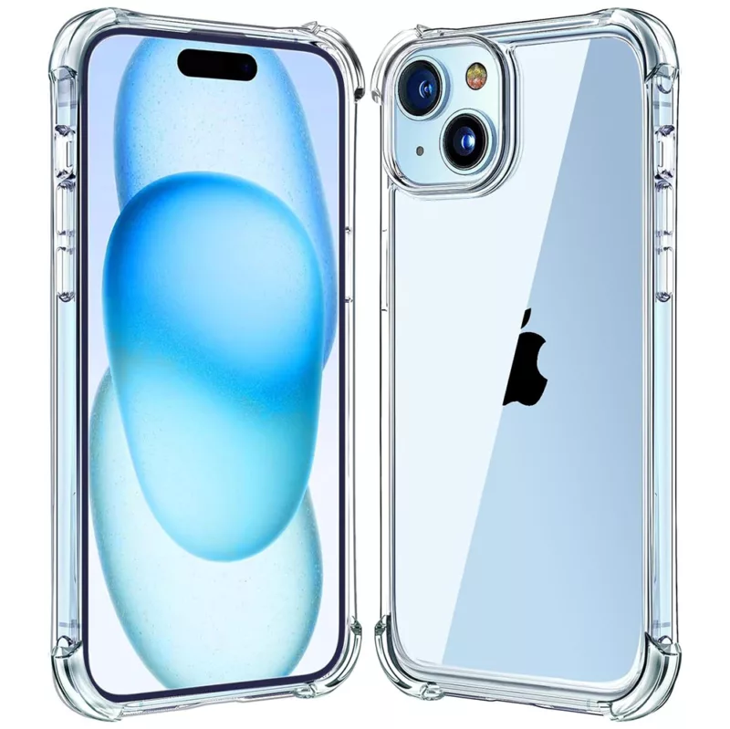 Capa iPhone 15 Plus Anti-Choque Cristal Transparente