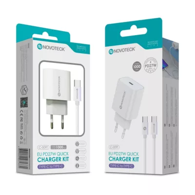 Carregador USB-C com Cabo - 27W