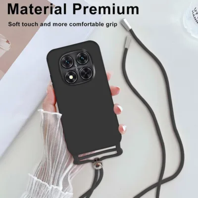 Capa Xiaomi Redmi Note 14 Pro 5G com Cordão