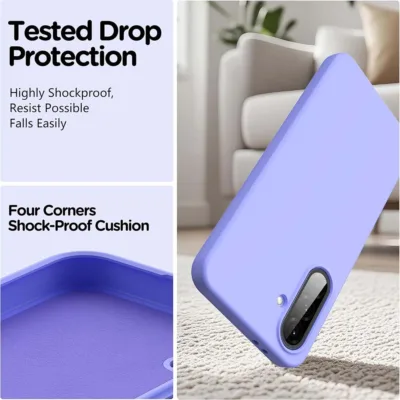Capa Samsung Galaxy A56 5G Square Silicone Premium