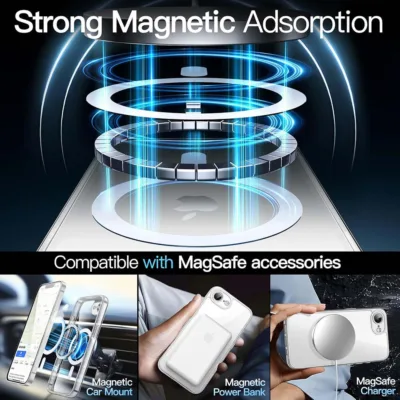 Capa iPhone 16E com MagSafe - Cristal Transparente