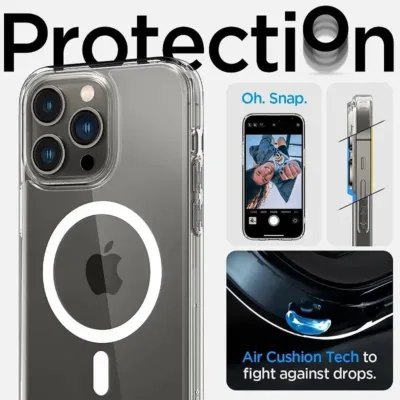 Capa iPhone 16E com MagSafe - Cristal Transparente