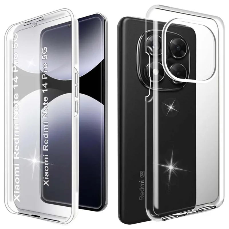 Capa 360 Xiaomi Redmi Note 14 Pro 5G Full Cover Transparente