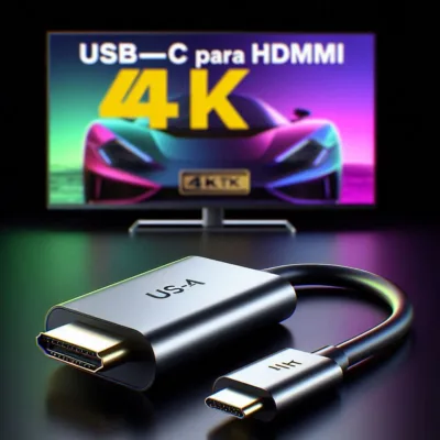 Cabo USB-C para HDMI – Ligação do Smartphone à TV