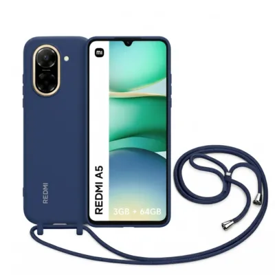 Capa XIAOMI Redmi A5 com Cordão - Azul escuro