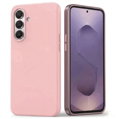 Capa Samsung Galaxy S25 Plus Silicone Líquido - Rosa