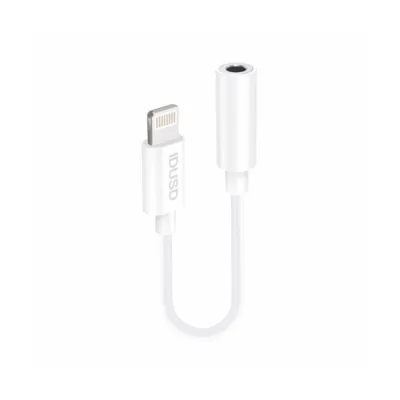 Adaptador Idusd Lightning para Jack 3,5mm Branco - C210B