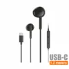 Auriculares Idusd Earphone Estereo Type C Digital Preto - H25A