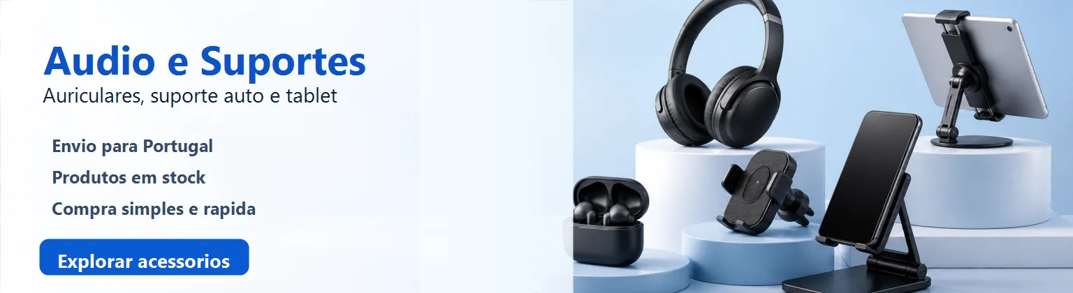 Home banner - Audio e Suportes