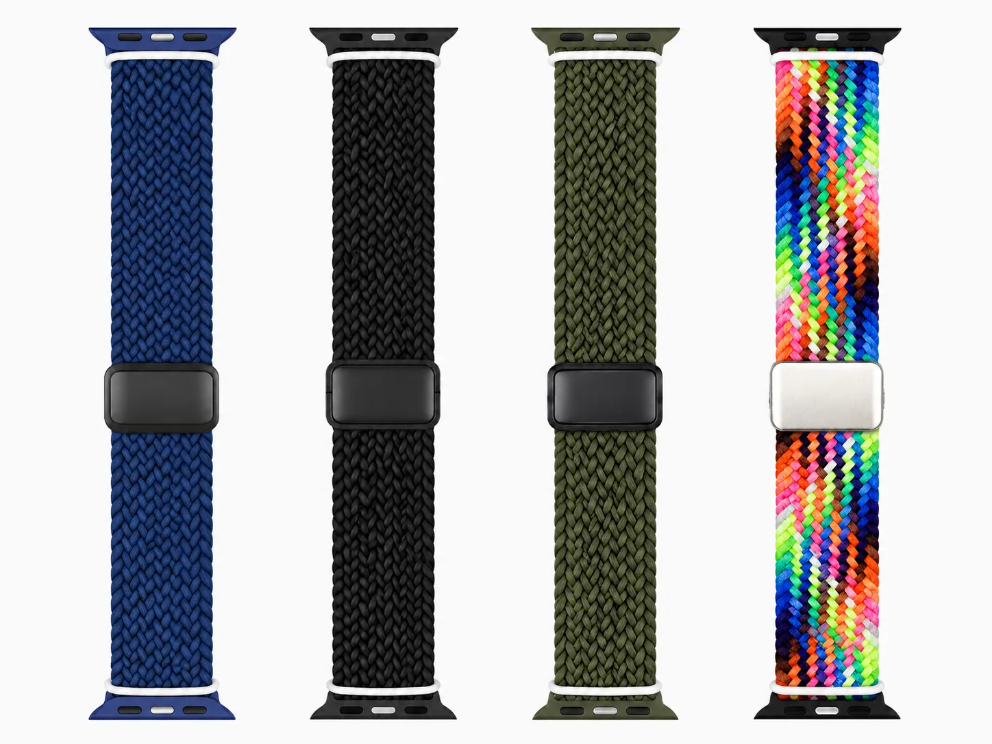 Bracelete elastica Apple Watch trancada em varias cores