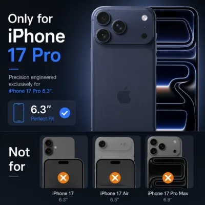 Pelicula de Vidro Camera Traseira iPhone 17 Pro - Azul