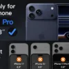 Pelicula de Vidro Camera Traseira iPhone 17 Pro - Preto