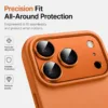 Pelicula de vidro camera traseira iPhone 17 Pro Max laranja