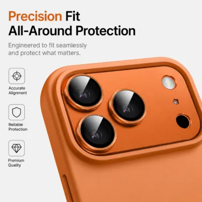 Pelicula de vidro camera traseira iPhone 17 Pro Max laranja