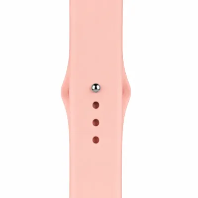 Bracelete silicone Apple Watch rosa