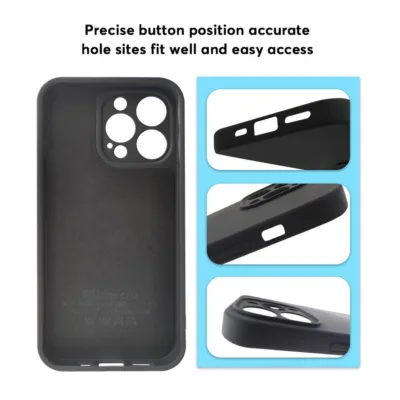 Capa iPhone 13 Square Silicone Premium