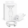 Carregador 25W USB-C sem logótipo com cabo USB-C para USB-C
