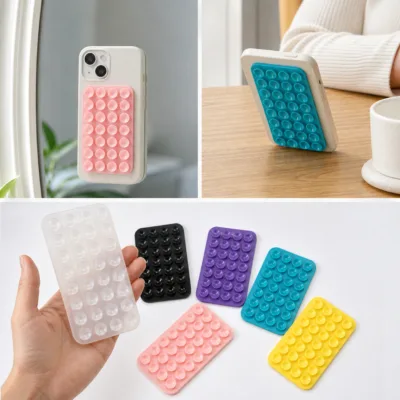 Suporte de Telem?vel com Ventosas em Silicone sem logotipo