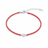 Pulseira fio vermelho com cristal 83981 — 83981-A-white