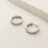 Brincos Argola Prateados com Motivos Circulares prateado, referência 84312-2