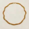 Colar Dourado Multicorrentes com Esferas — A – Dourado