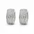 85375-7 — Argola Larga com Três Filas Pavé