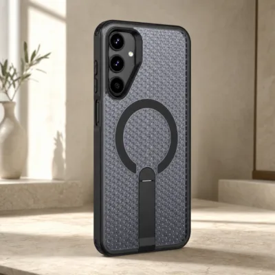 Capa Magnética Ventilada SRZJ001 com Suporte para Samsung Galaxy A25