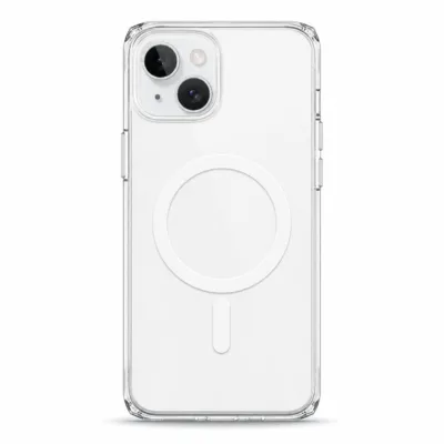 Capa Magnética Transparente YDCX para iPhone 13/14, 14 Pro Max, 15 e 15 Pro