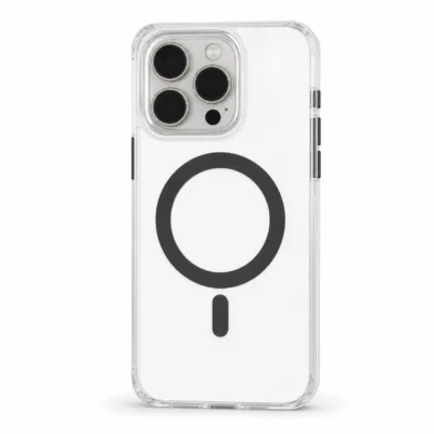 Capa Magnética Transparente YDCX para iPhone 13/14, 14 Pro Max, 15 e 15 Pro