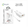 Carregador ACCETEL QC3.0 branco com cabo USB-C