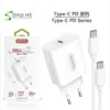 Carregador ACCETEL 20W AC627 com cabo USB-C