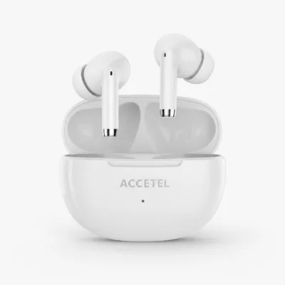 Auriculares sem fios TWS ACCETEL EPW165W branco - imagem 1