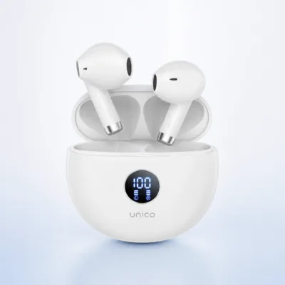 Auriculares sem fios UNICO EP280B preto e branco - imagem 2