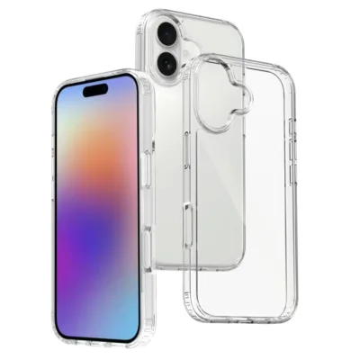 Capa iPhone 17 Anti-Queda Cristal Transparente - imagem 1