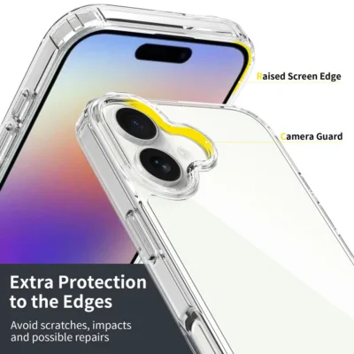 Capa iPhone 17 Anti-Queda Cristal Transparente - imagem 4